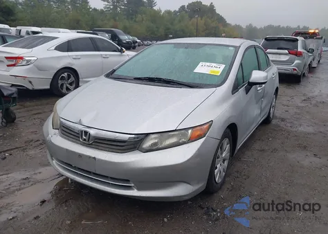 2012 Honda Civic Lx z USA, uszkodzony, nr VIN 2HGFB2F5XCH563268